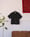 Image of Open Collar Shirt - Black