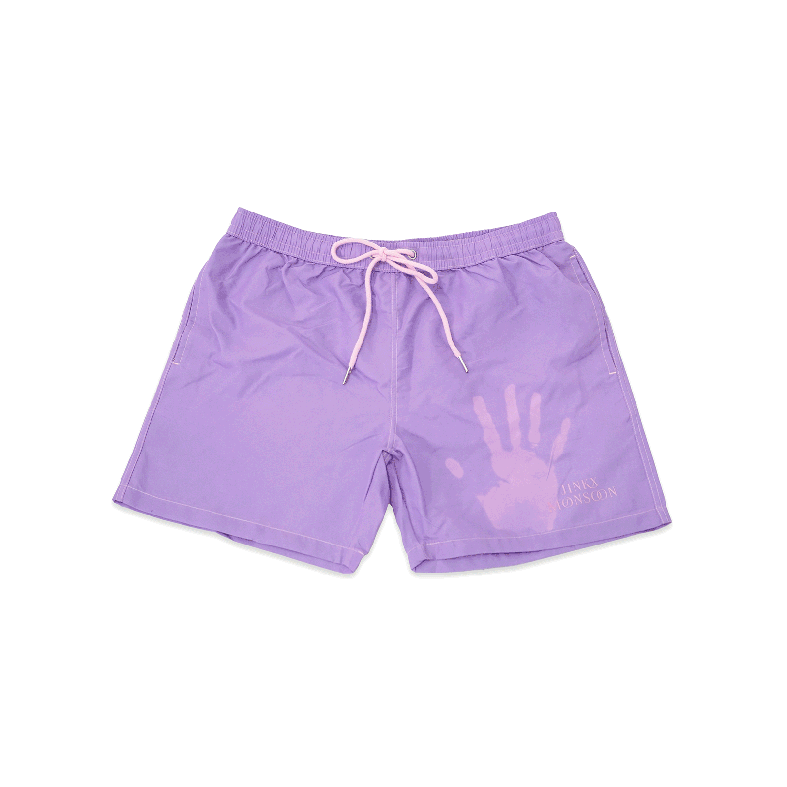 Kolor colour-block panelled shorts - Purple