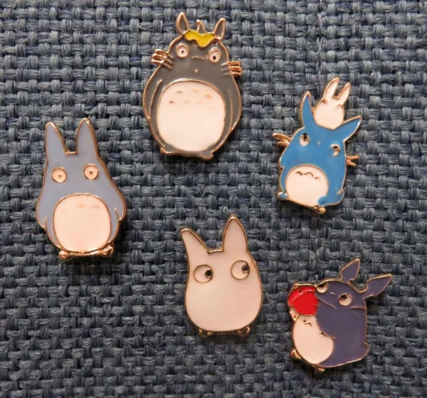 Image of ***SALE*** Chinchilla/Totoro Pins