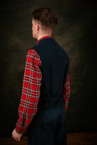 Image 2 of East End Waistcoat - Navy Moleskin £260.00