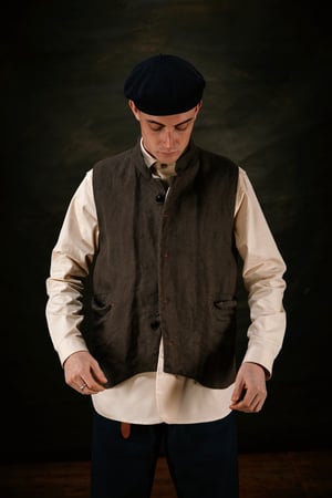 Image of CHINWEST GILET - CafeNoir