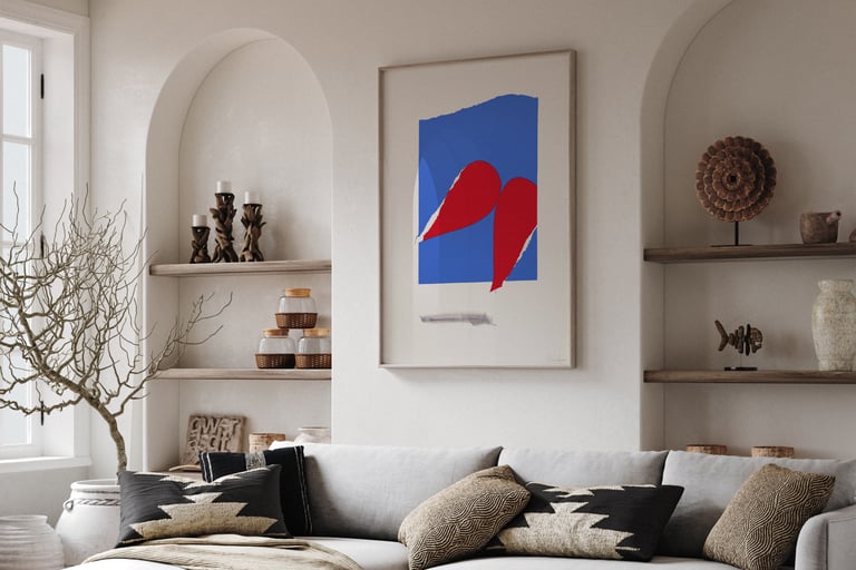 “Untitled (Butterfly)" Limited Edition Serigraph Print Image 5