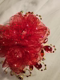 Image 2 of Red Flower Headpieces 