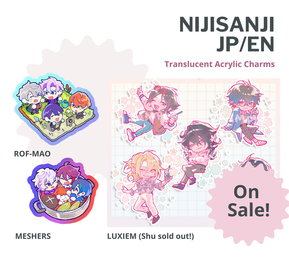 Image of NIJISANJI JP & EN Charms