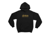Embroidered Gold Hoodie (Black)