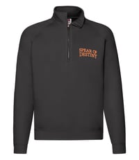 SOD Embroidered Zip Neck Sweatshirt 