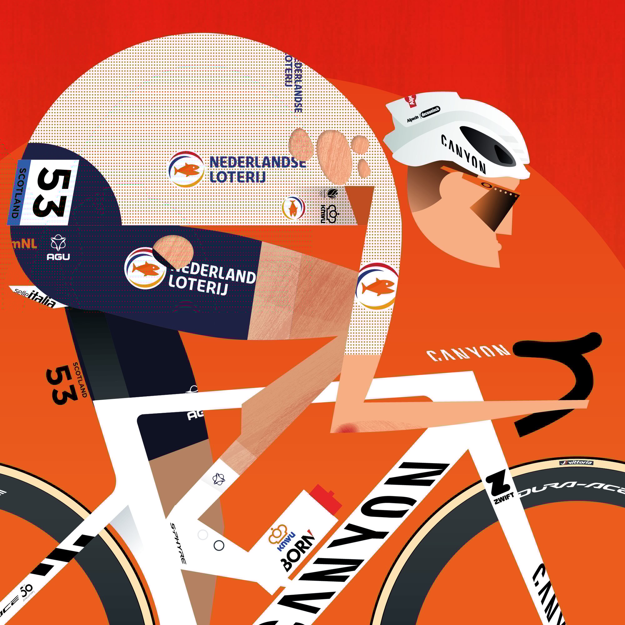 Mathieu Van Der Poel New Canyon Aeroad 2020 Tour De France Van Der