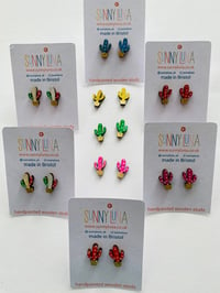 Image 3 of Cactus Stud Earrings