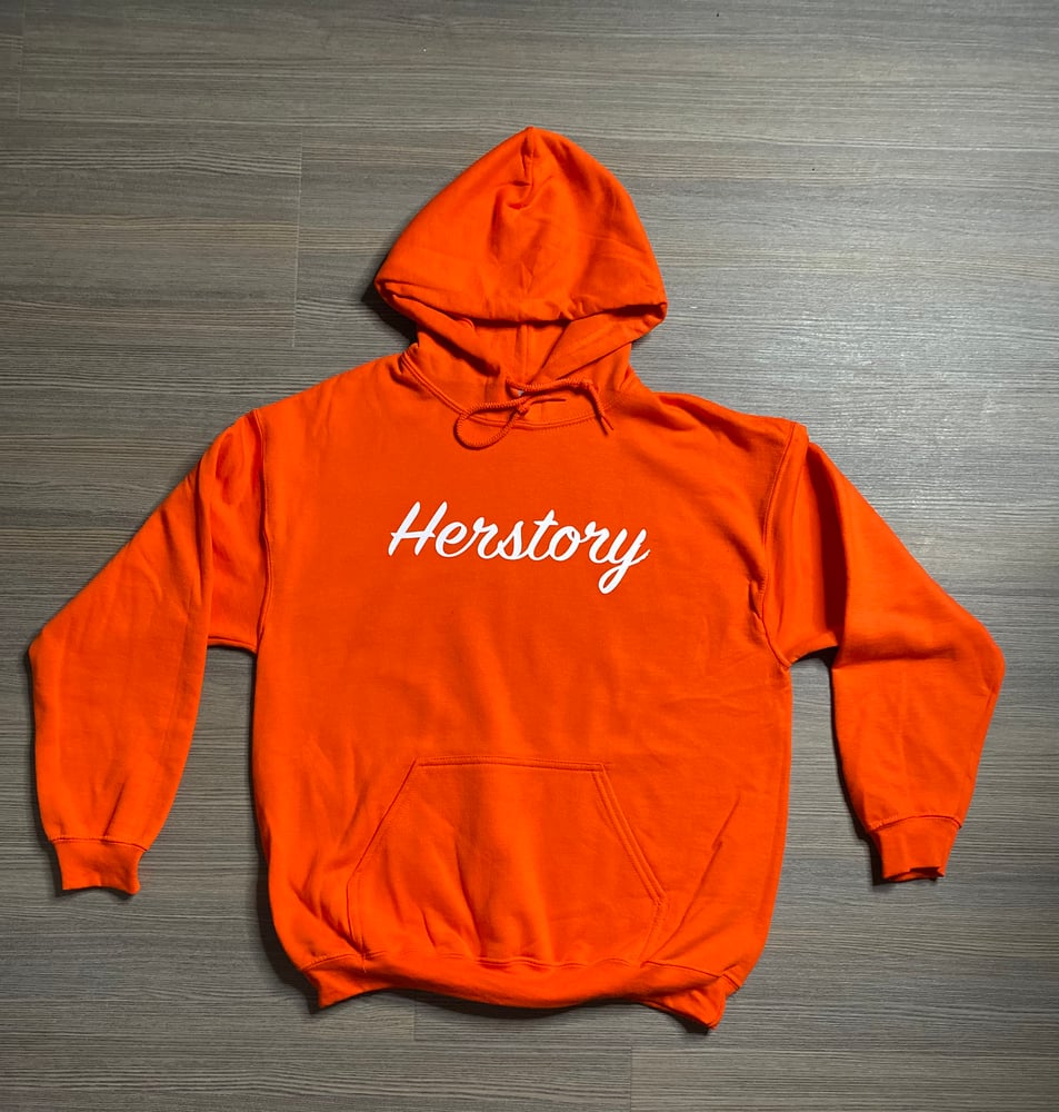 Image of Herstory Hoodie - Orange