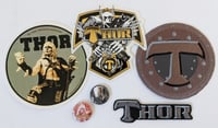 THOR Patches Stickers Pins Set