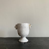 Image 2 of Mini Black And Porclain Slip Cup
