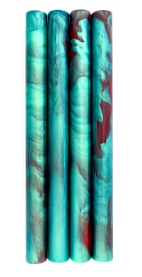 Image 4 of Helix Nebula, custom bespoke pen blanks, high pressure cured with Alumilite Resin. Bespoke ready!