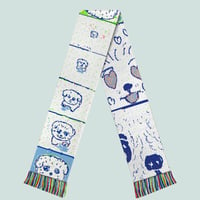 Image 2 of Pre-order“Puppy in Love” Scarf
