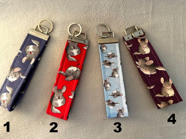 Image of Custom Fabric Keychains