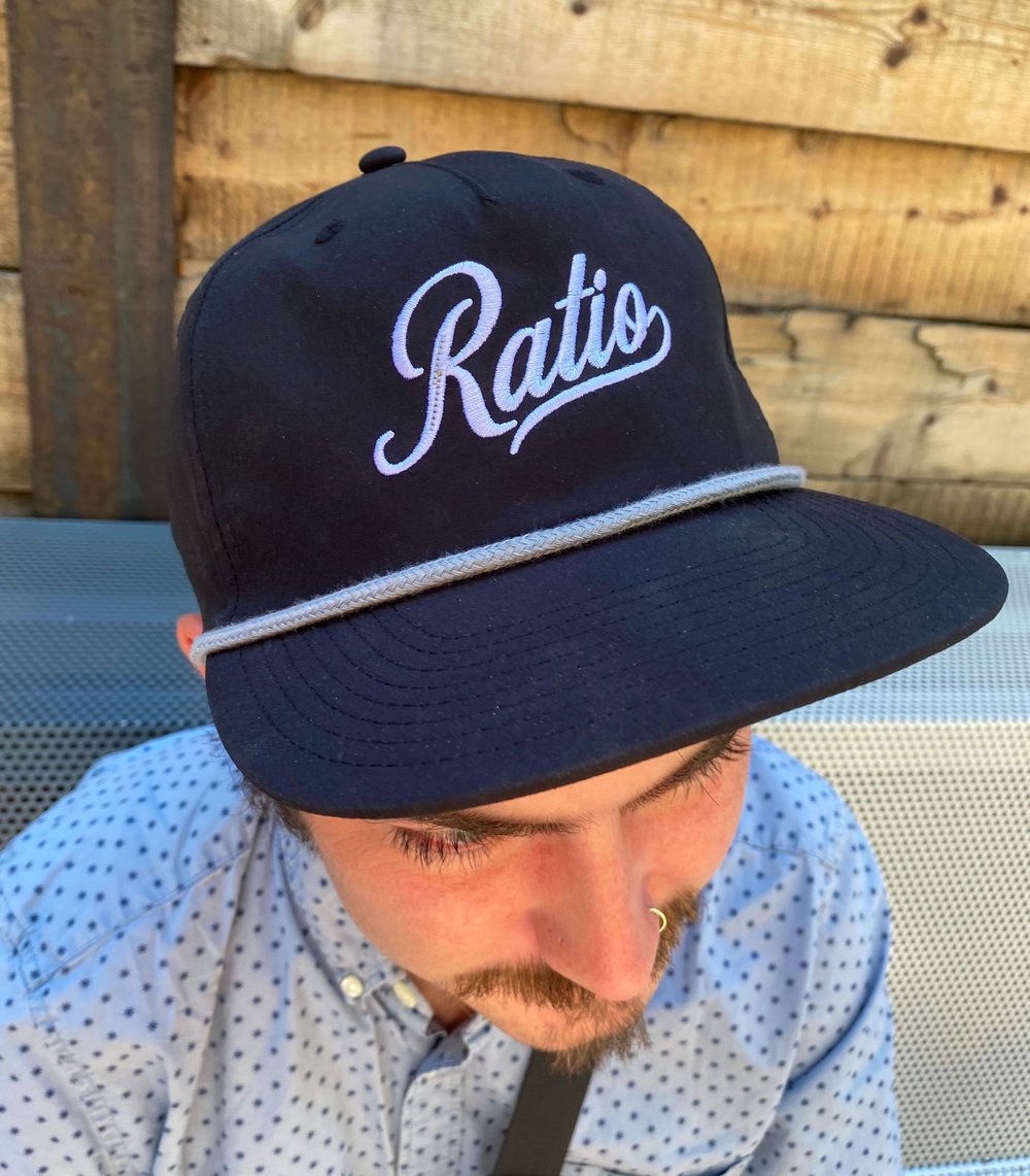 Image of Black Retro Ratio Hat