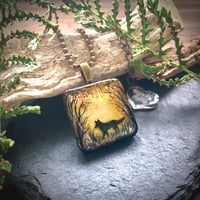 Image 1 of Fox in Autumn Dell Resin Pendant