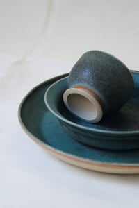 Image 2 of Teal Dining Set