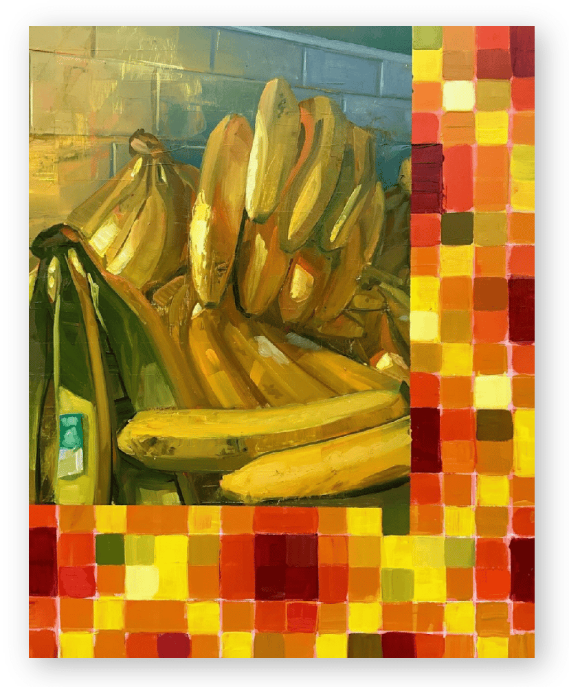Bananas in Pattern by Sari Shryack - Fine Art Print