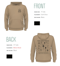 Image 2 of North American Beetles Hoodie *CLEARANCE*