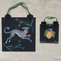 Image 1 of Large Hound Wall Plaque