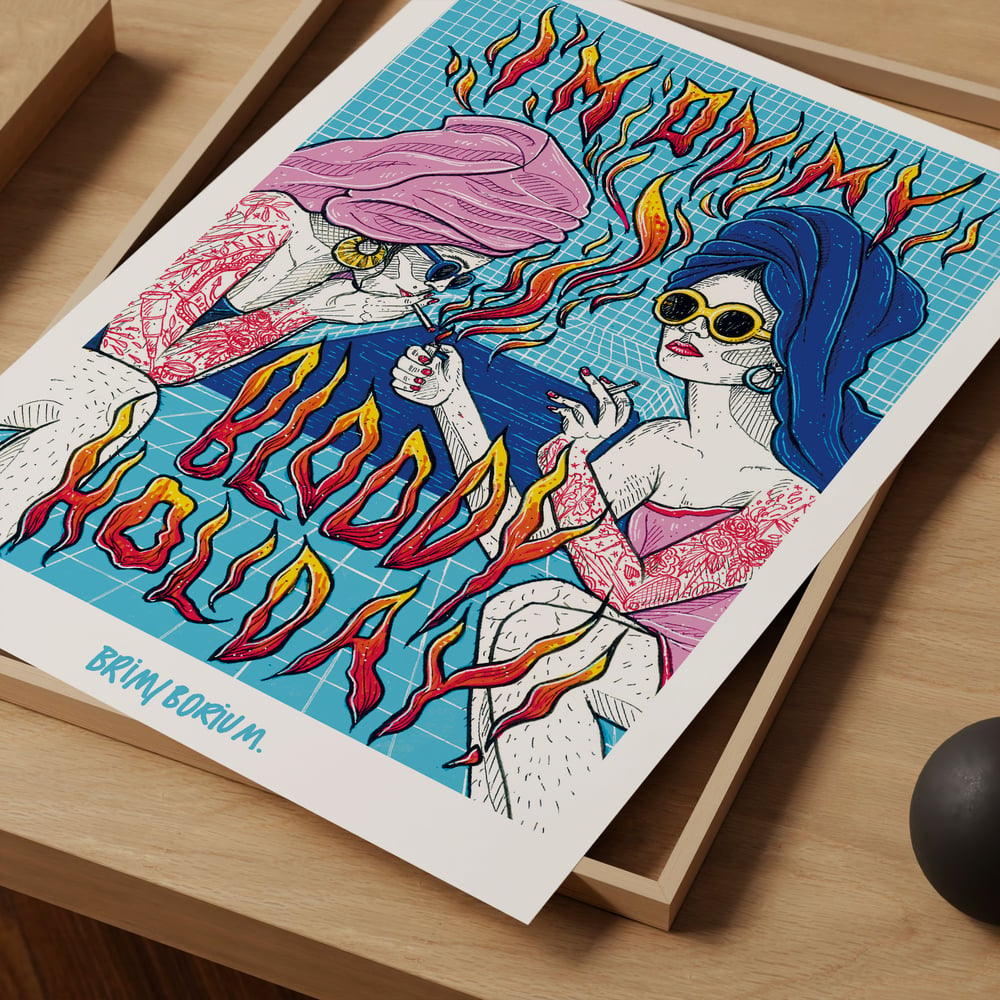 'BLOODY HOLIDAY' Print (A5)