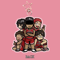 Image of Shohoku Starters Acrylic Charm [Slam Dunk]