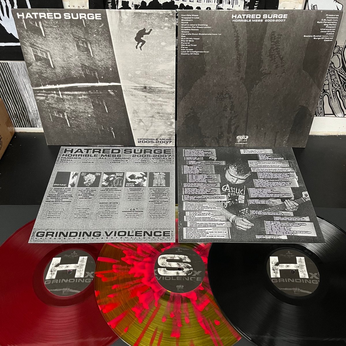 Image of HATRED SURGE - Horrible Mess 2005-2007 LP [Pre-Order. Out 9.15.23]