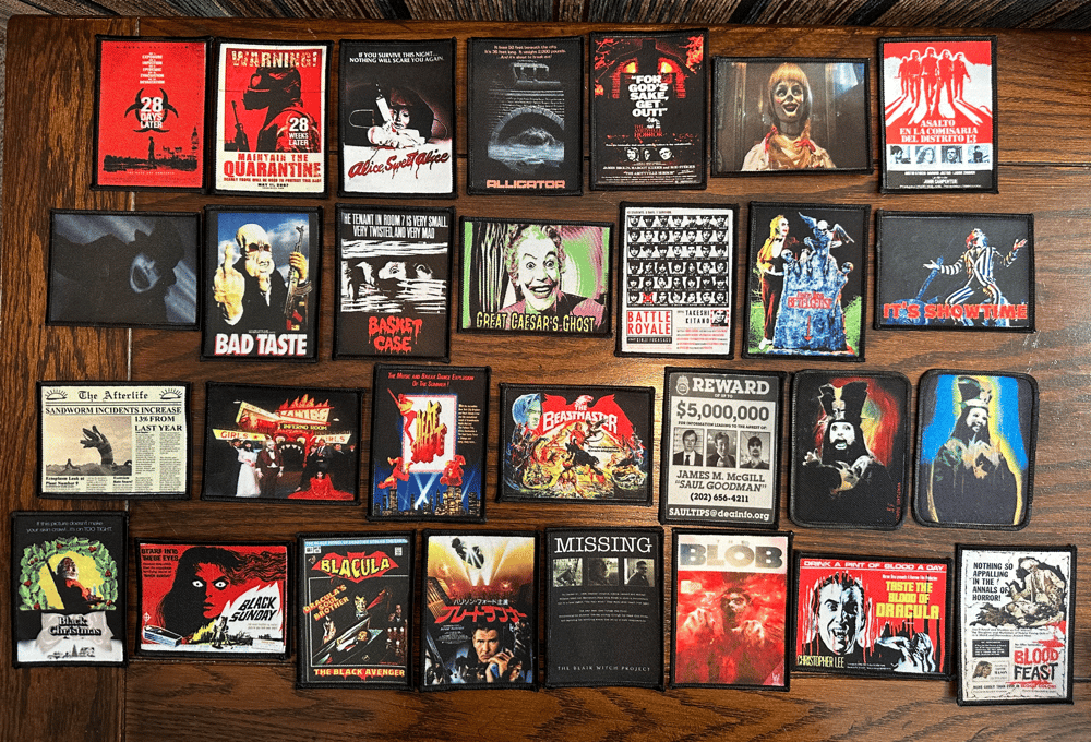 Horror and Cult Classic Patches Part I