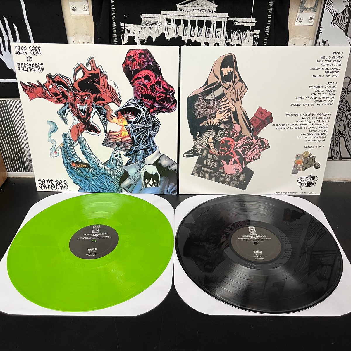 Image of LUKE SICK & WOLFAGRAM - Garshas LP