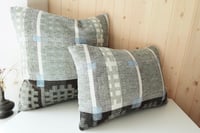 Image 5 of Welsh Sage Wool Cushion- Square