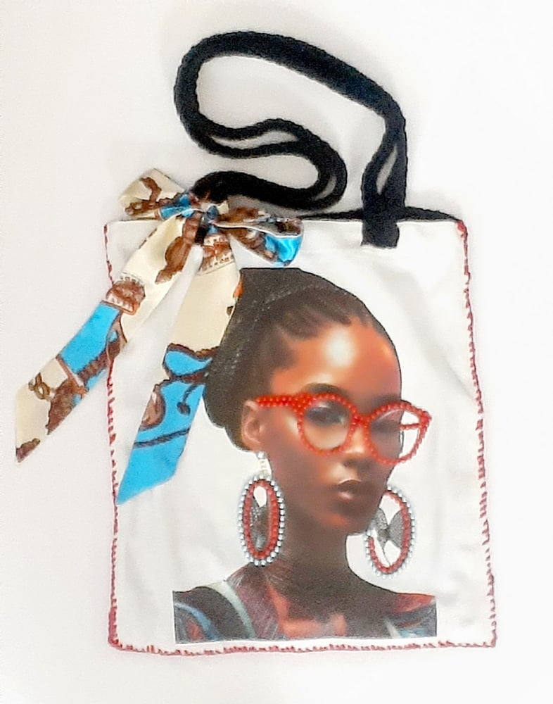 Image of Essence Of Beauty, Crochet, Shoulder Bag, Tote, Afrocentric fashion