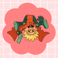 Image 2 of Vash Upside Down Charm (PREORDER)