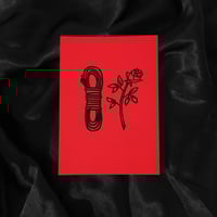 Image of ROPE ROSE card