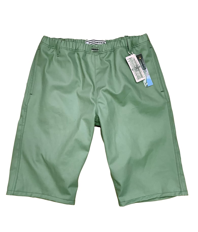 Image of DOMEstics.  Slip-on Shorts (Sage Green)