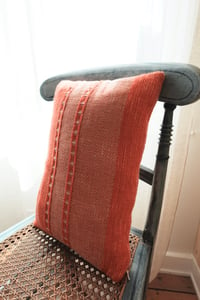 Image 5 of Naturally Dyed, Wool & Linen Woven Cushion