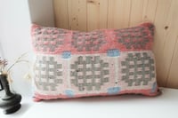 Image 3 of Welsh Rose Woven, Wool Cushion