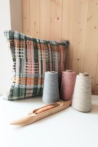 Image 3 of Woven, Lambswool Cushion- limited edition