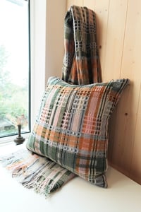 Image 1 of Woven, Lambswool Cushion- limited edition