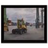 Port of Oakland - Oil Painting, Framed