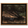Goats at Sibly - Oil Painting, Framed