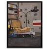 Street in Shibuya - Oil Painting, Framed