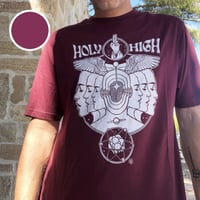 Image 1 of T-Shirt HOLY HIGH / BURGUNDY