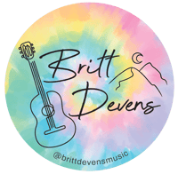 Britt Devens Holographic Sticker