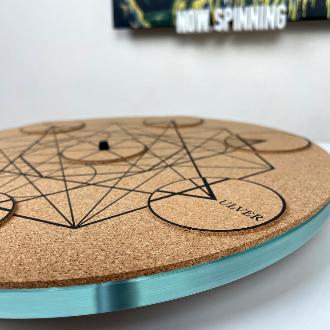 Image of ULVER. Metatron's Cube - official decoupled cork vinyl mat