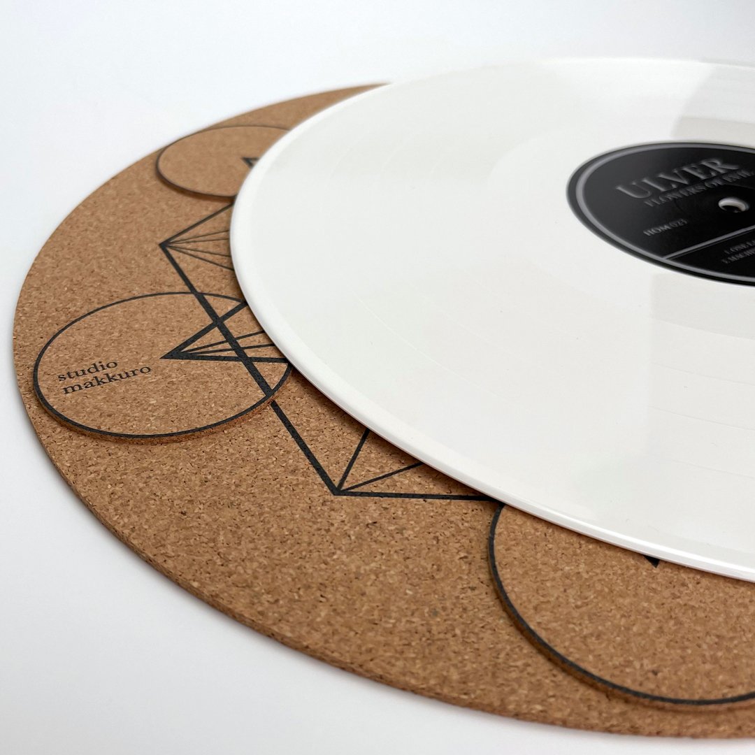 Image of ULVER. Metatron's Cube - official decoupled cork vinyl mat