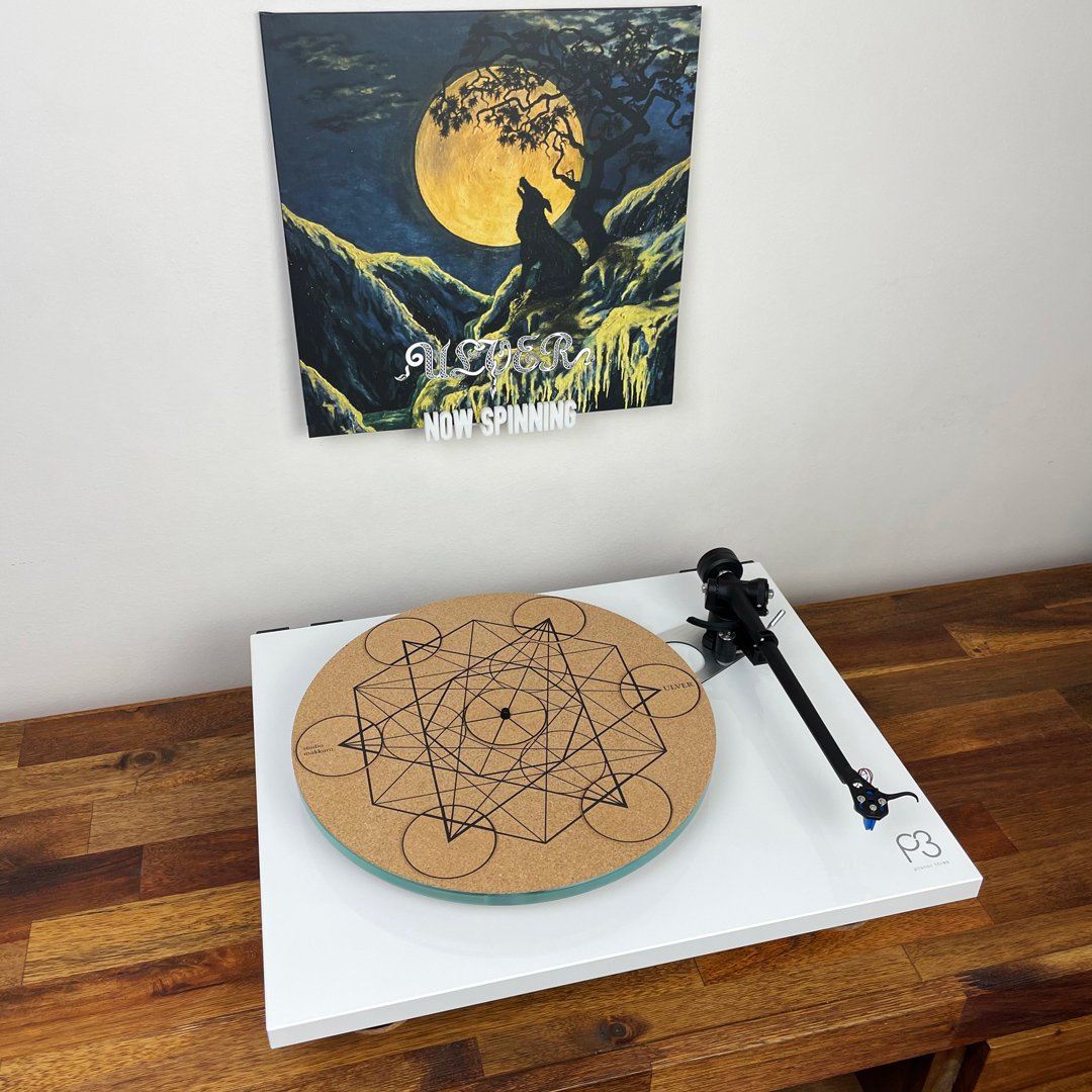 Image of ULVER. Metatron's Cube - official decoupled cork vinyl mat