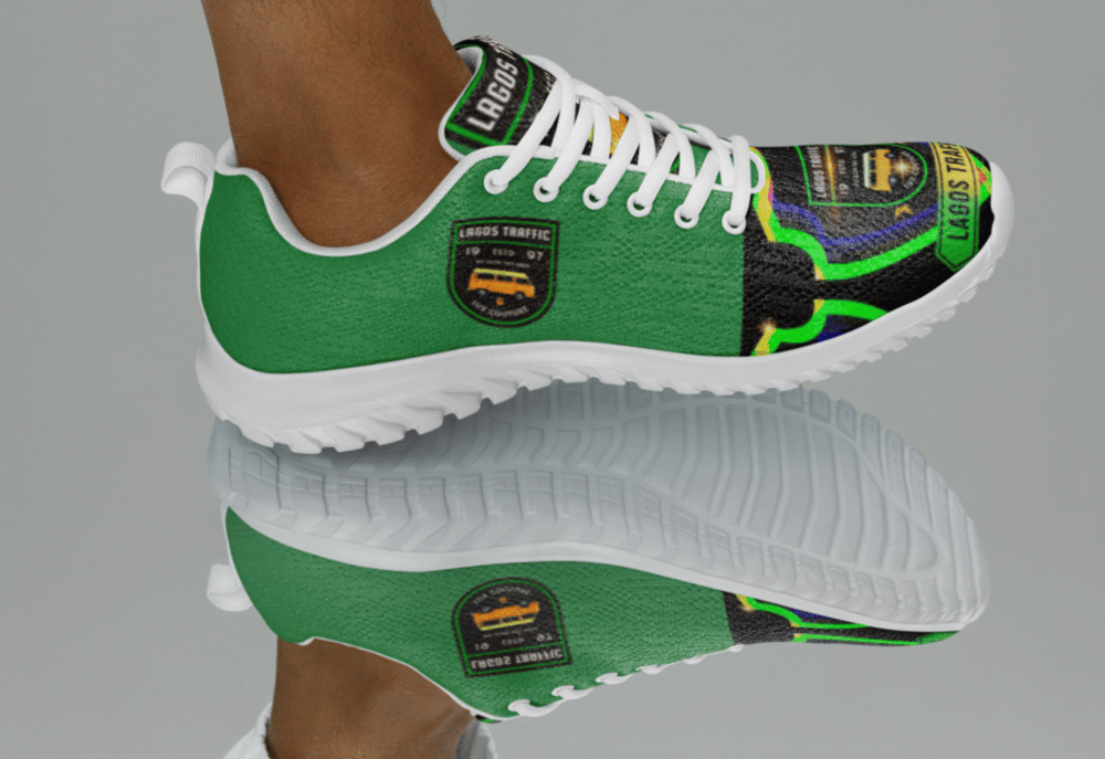 SAINT COUTURE MEN'S ATHLETIC SNEAKERS (GRN)