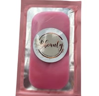 Image of Pink silicone lash pad 