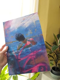 Image 2 of "Wild Swimming" A4 Print