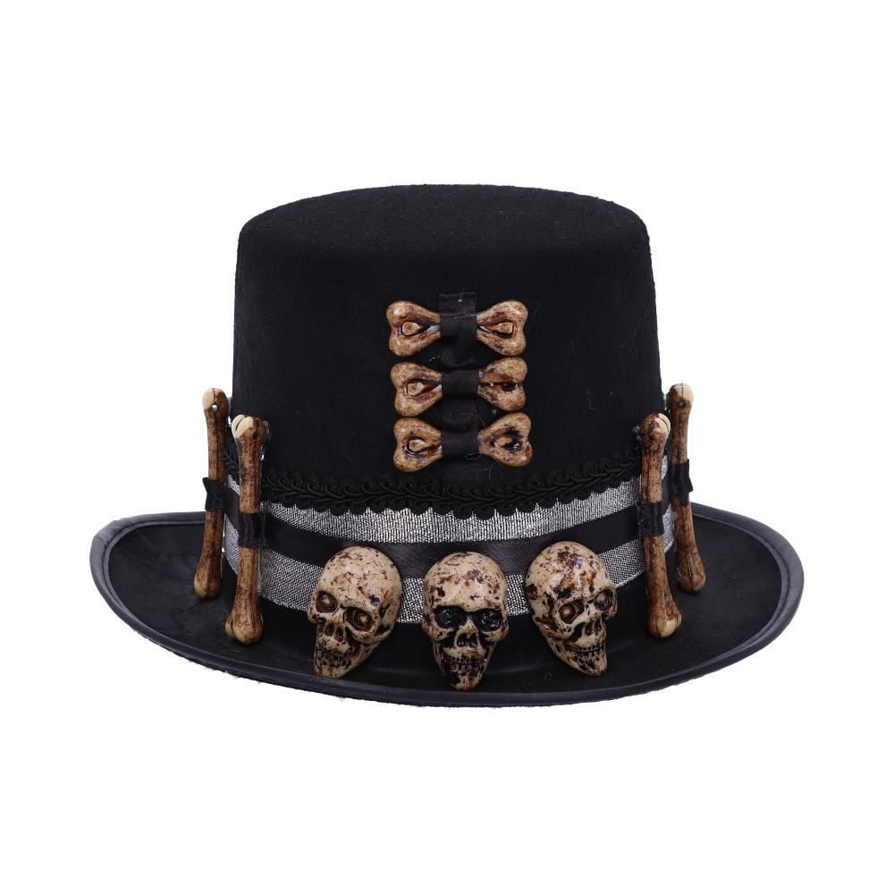 Image of Voodoo Priest's Skull and Bone Top Hat